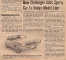 new challenger newspaper clipping